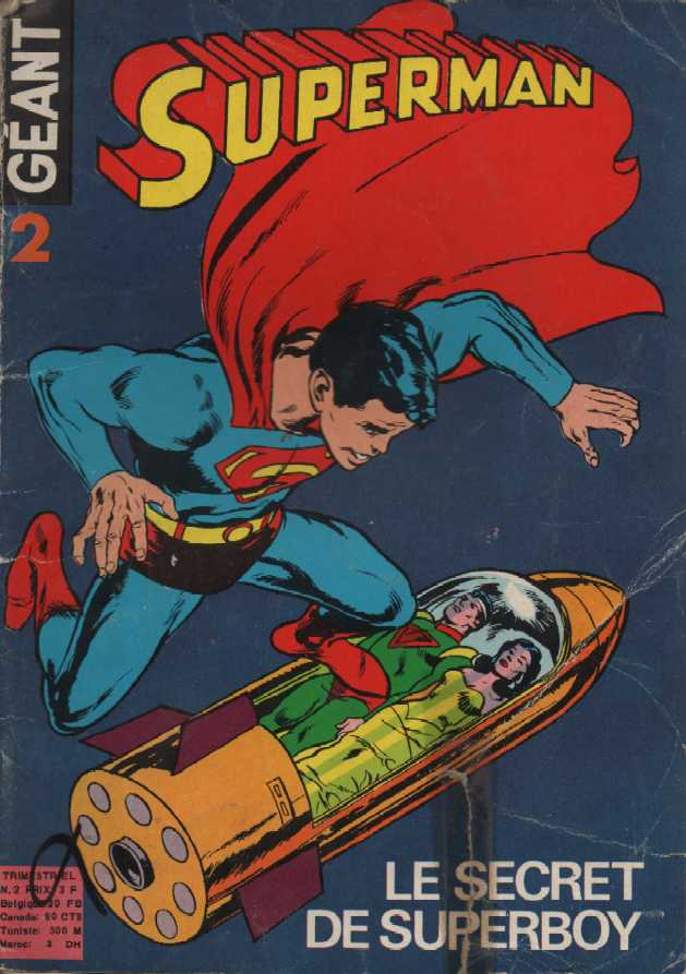 Une Couverture de la Srie Superman Gant